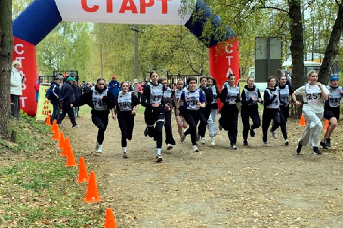 Студенты колледжей вышли на старт