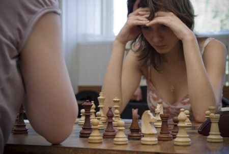 Naked Chess Lady